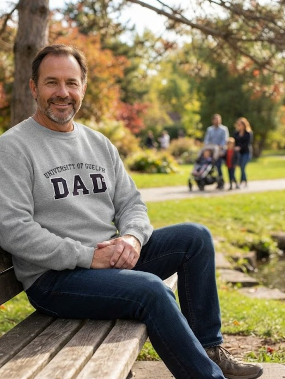 University of Guelph DAD Gray Crewneck Sweatshirt
